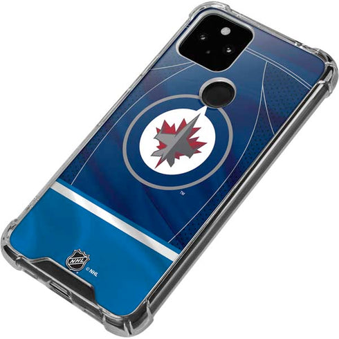 NHL Winnipeg Jets Jersey Google Pixel 5 Clear Case